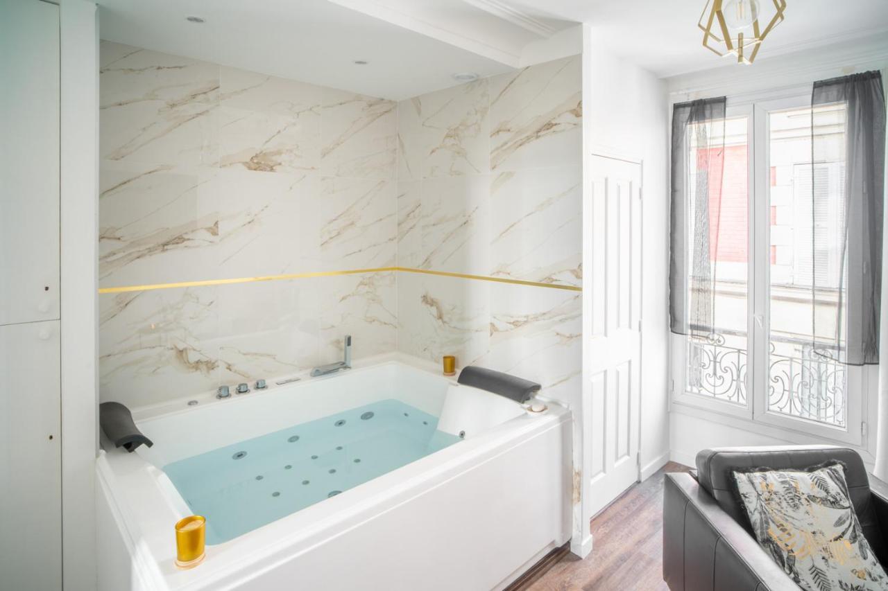 Suite L'Eclipse Paris, Logement Avec Jacuzzi, A 10 Minutes Des Champs Elysees Levallois-Perret Eksteriør bilde