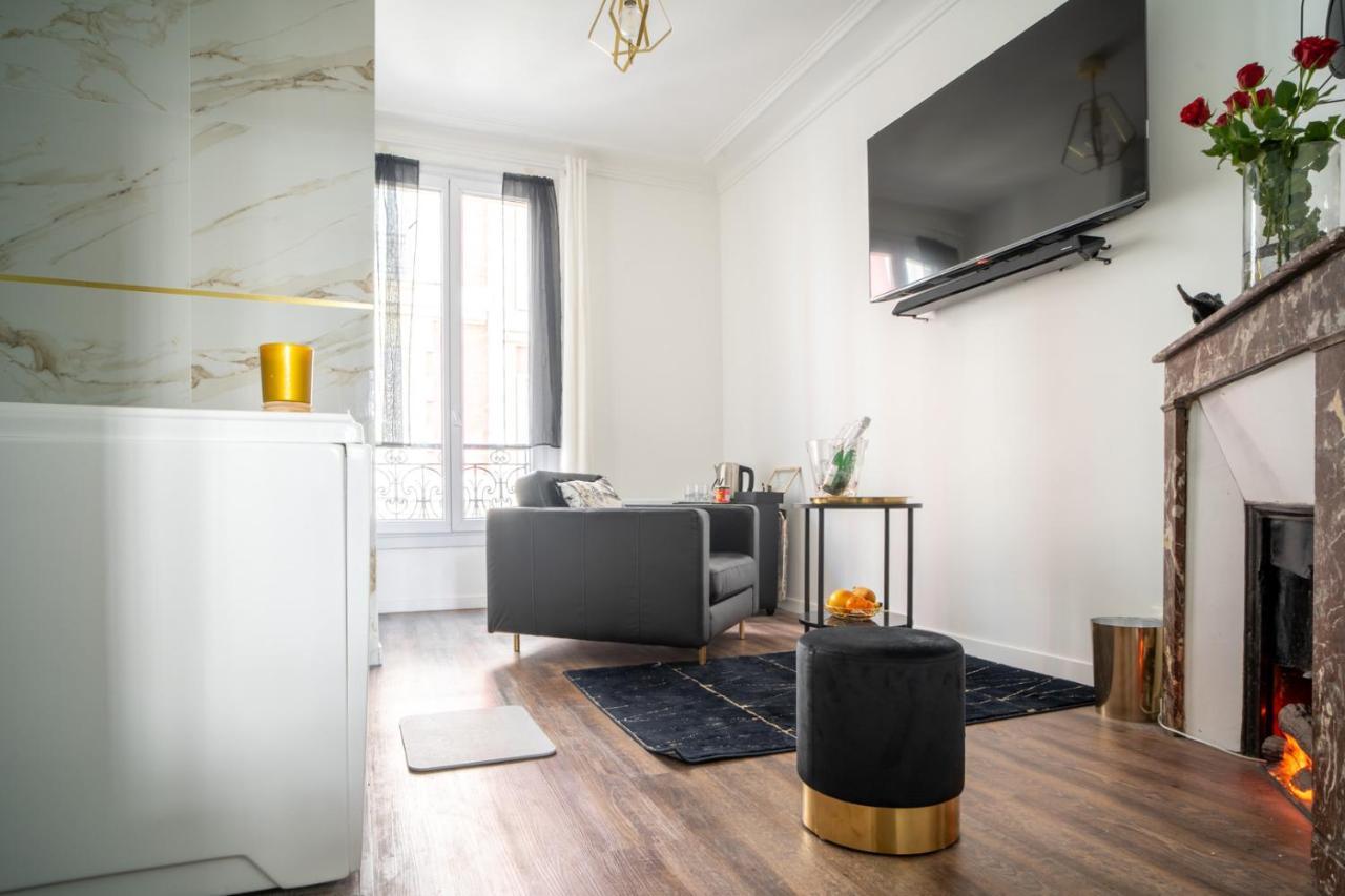 Suite L'Eclipse Paris, Logement Avec Jacuzzi, A 10 Minutes Des Champs Elysees Levallois-Perret Eksteriør bilde